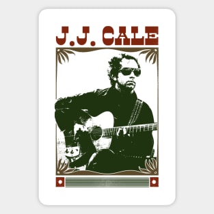 J.J. Cale ---- Retro Fan Design Magnet